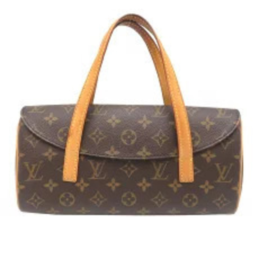 Louis Vuitton Sonatine Handbag Monogram Brown